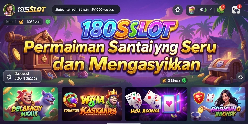 Screenshot gameplay 180SLOT menampilkan serunya bermain slot.