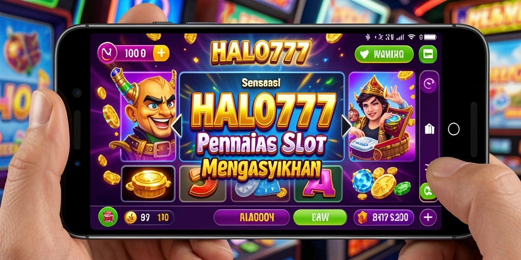 Tampilan gameplay slot di HALO777 yang memukau dan mengasyikkan.