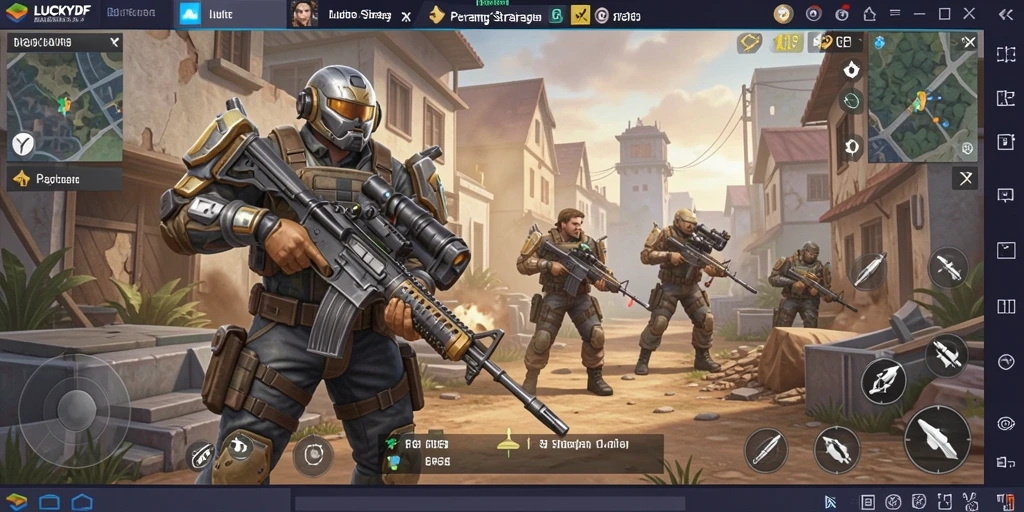 Gameplay LUCKYDF yang memukau dan penuh aksi.