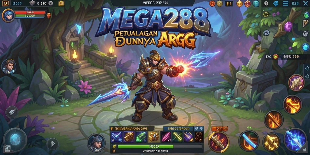 Tampilan gameplay mendebarkan dari MEGA288 dengan aksi ARPG yang seru.